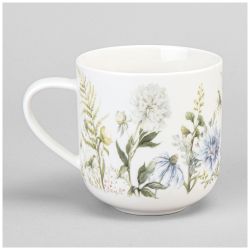 НАБОР КРУЖЕК LEFARD "GRASSES" НА ДЕРЕВ. ПОДСТАВКЕ 4 ШТ. 420 МЛ (КОР=6НАБ.)