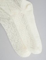 Носки женские ажурные Н234-02 экрю