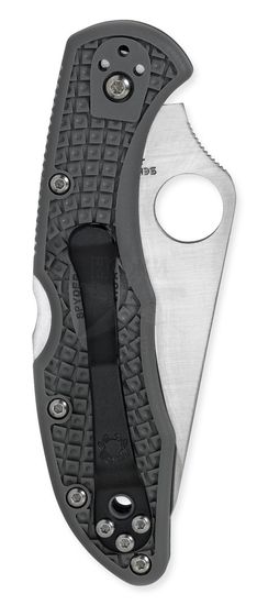 Складной нож Spyderco Delica 11PSFG c клинком из стали VG-10, рукоять FRN