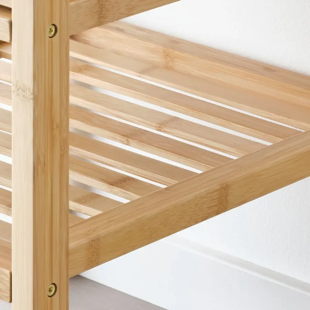 Тумбочка - IKEA NORDKISA/НОРДКИСА ИКЕА, 40х40х67 см, светло-коричневый
