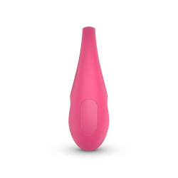 Розовое интерактивное эрекционное виброкольцо Leo