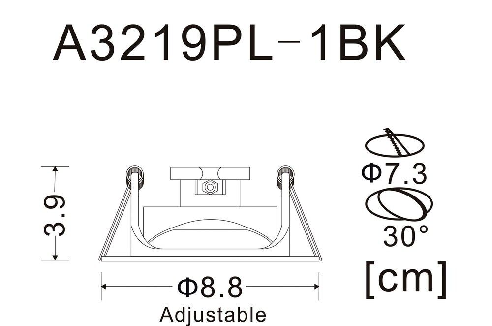 Точечный встраиваемый светильник Arte Lamp
