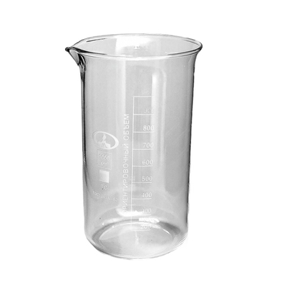Стакан В-1-1000 ТУ 9464-019-29508133-2015 с делением,ТС, МиниМед, уп.6 шт./ кор.24 шт