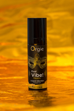 Съедобный гель с эффектом вибрации Orgie DUAL VIBE! - KISSABLE, со вкусом пина колада, 15 мл
