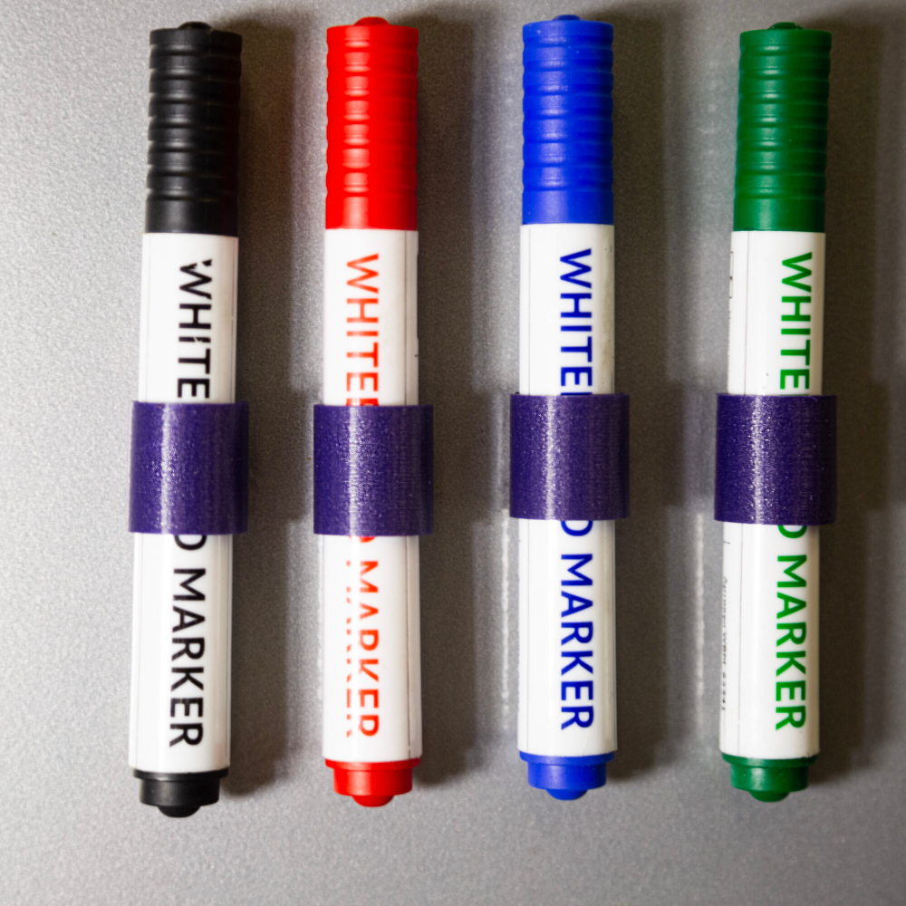 Магнитный держатель/зажим маркера для магнитной доски (for white board), фиолетовый