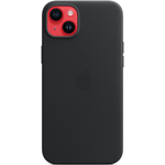 Кожаный чехол с поддержкой MagSafe Apple Leather Case для iPhone 14 Plus, Midnight (Темная ночь)