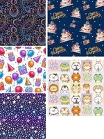 OPTIMA Упаковочная бумага Трендовая коллекция В АССОРТИ (70х100см, 1л, 5 диз) Собс. разр. УБ-8942