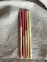 Свеча Unification Love Пять вечеров розовый/белый