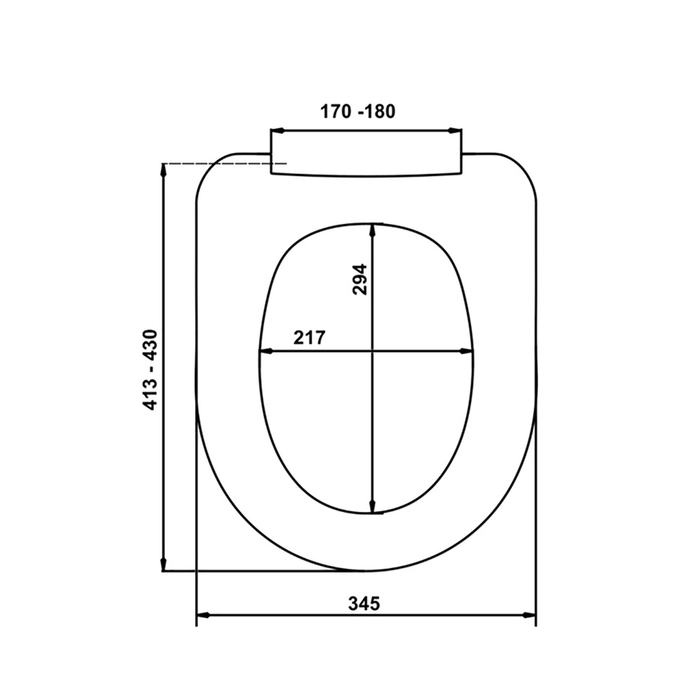 Сиденье для унитаза ID 01 003 М Next  (Аттика Люкс)