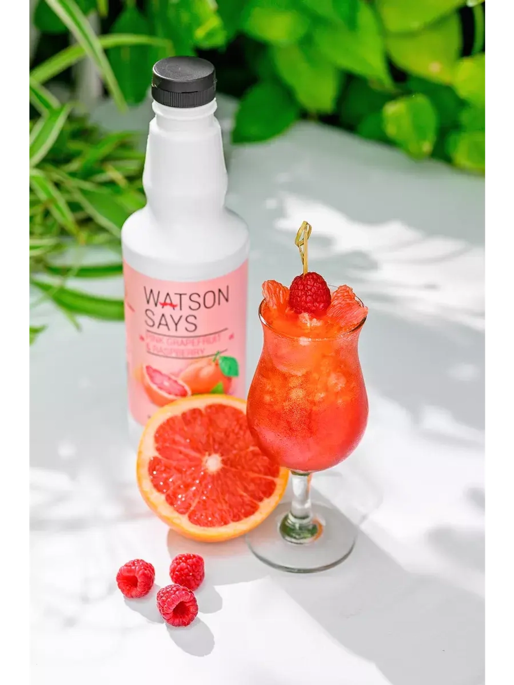 Основа для коктейлей и напитков Малина-Грейпфрут 1 кг