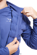 ЛОНГСЛИВ С ПУХОВОЙ ВСТАВКОЙ МУЖСКОЙ | DEEP COBALT