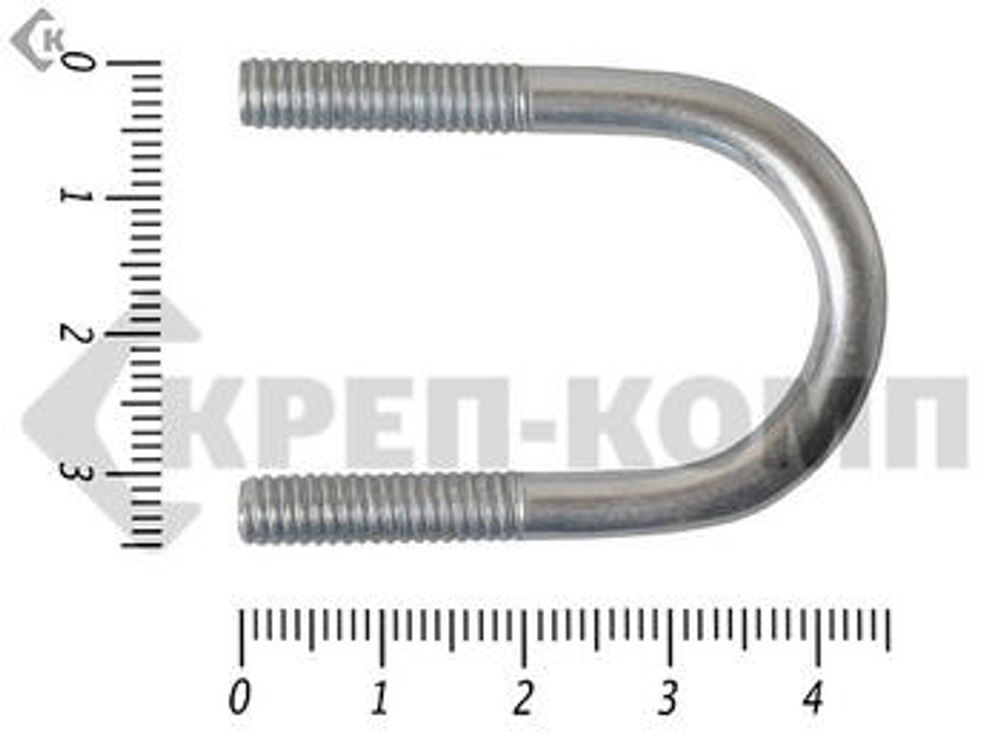 Болт оцинкованный U-образный UBZ 1/2 M6 (50шт)