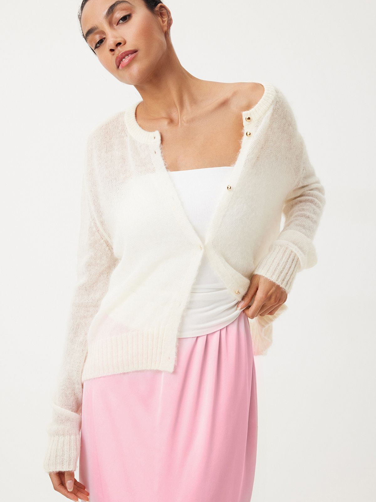 Легкий кардиган из шерсти альпака Wool Mix