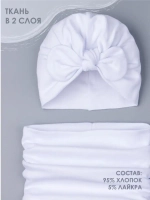 Чалма осенняя детская и снуд