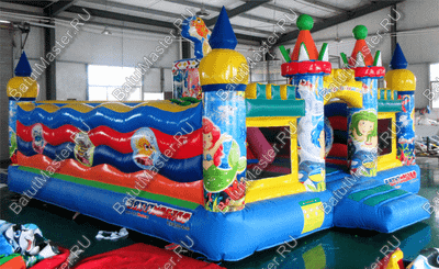 Коммерческий надувной батут "Приключения на море" 6*5*2,8 м