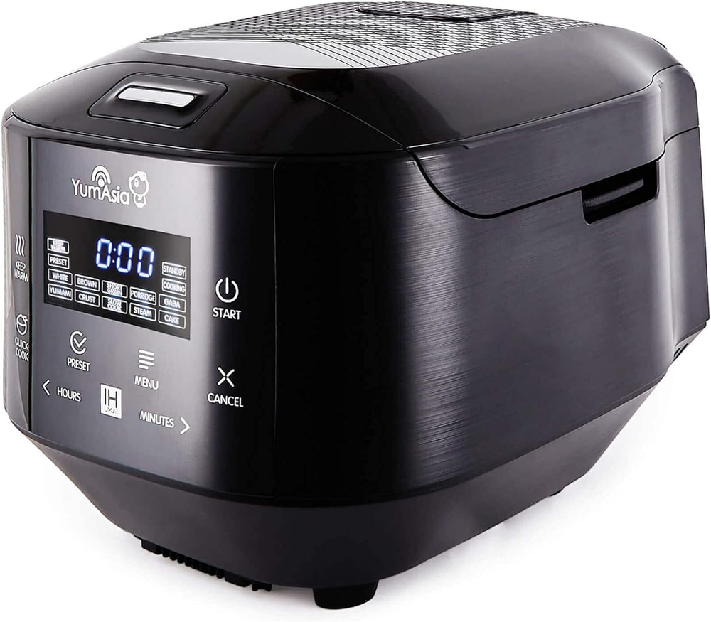 Yum Asia Рисоварка Yum Asia Bamboo Rice Cooker, 8 чашек, 1.5 л ( Anthracite Black)
