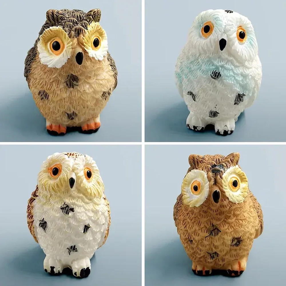 Фигурка "Совёнок Темно-коричневый"