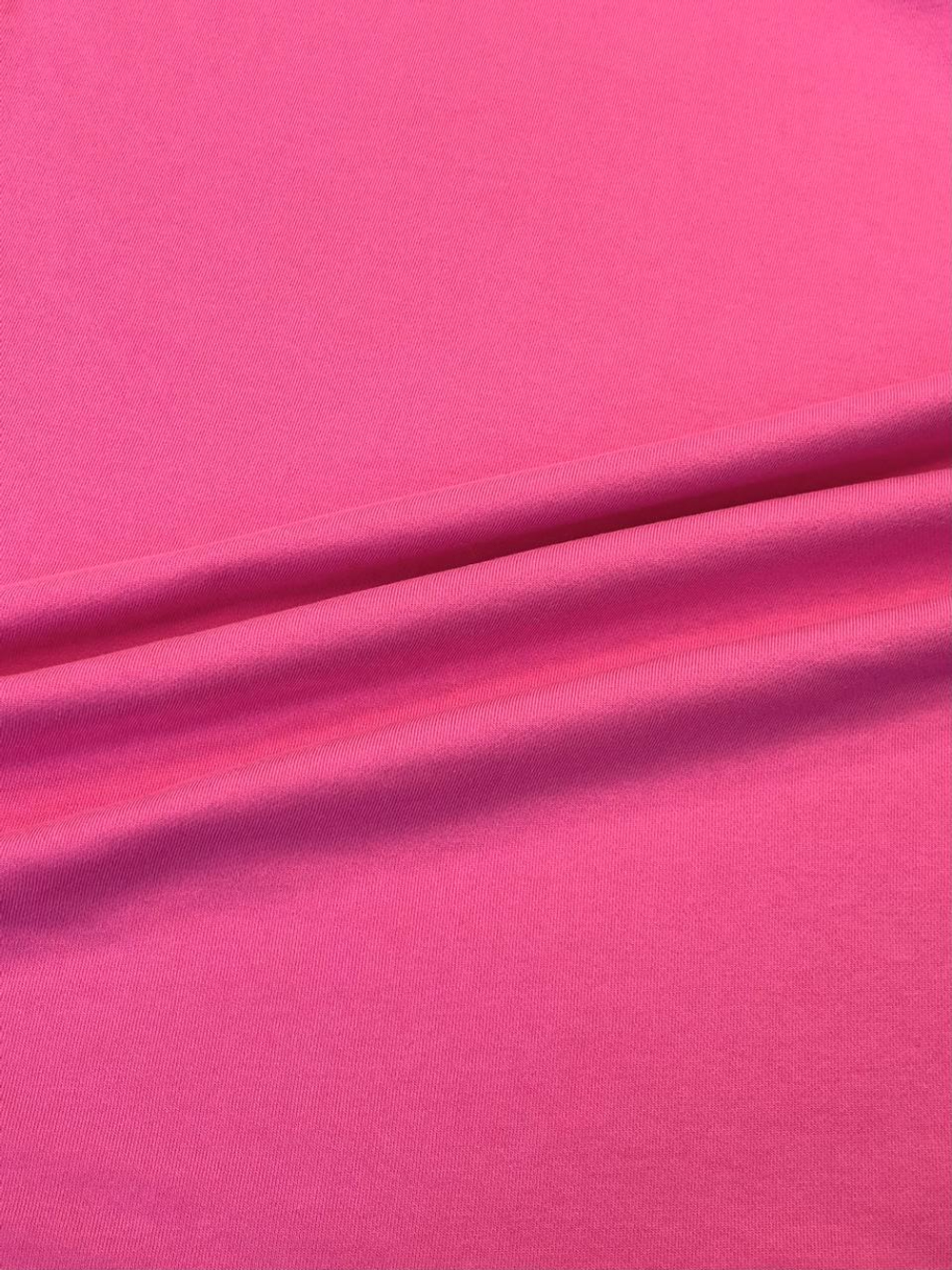 Трикотаж футер хлопковый Gucci ярко-розовый