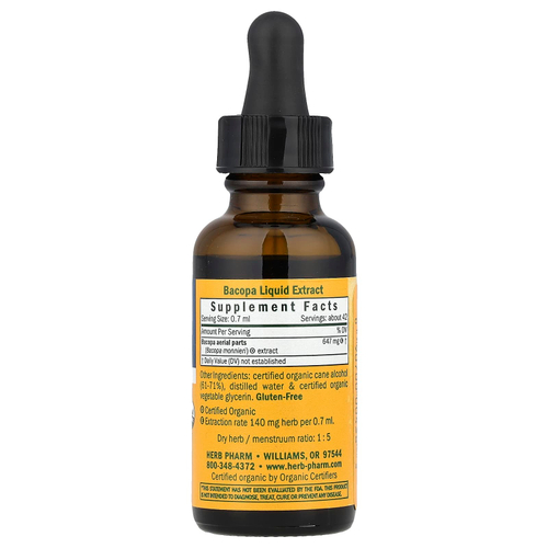 Herb Pharm, Бакопа, 30 мл (1 жидк. унц.)