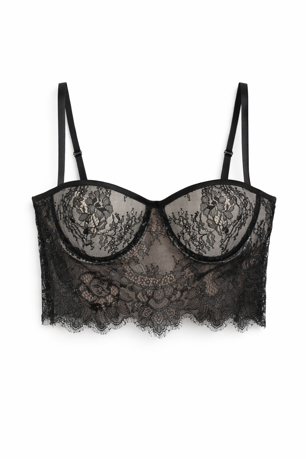 Топ с кружевом