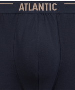 Мужские трусы шорты Atlantic, набор из 5 шт., хлопок, темно-синие, 5SMH-004