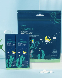 Ночная маска для лица с морскими водорослями, 3г