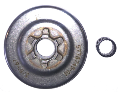 Корзина сцепления б/п Husqvarna 135/140 (3/8"Picco-6, 63/15-мм, цельная, подшипник) [AEZ]