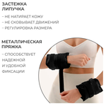 Утяжелители ONLYTOP, 2 шт. × 1.5 кг, цвет чёрный