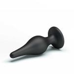 Анальная пробка на присоске среднего размера PrettyLove Sensitive Prostate Plug (Цвет: черный)