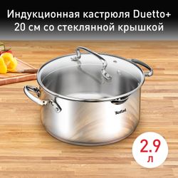 Кастрюля с крышкой Tefal Duetto+ 2.9 л 20 см G7194455