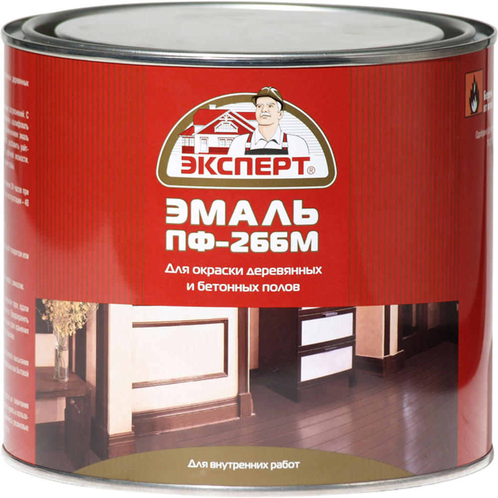 ЭМАЛЬ ЭКСПЕРТ ПФ-266М КРАСНО-КОРИЧНЕВАЯ 2,7КГ