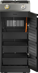 Модульная газовая варочная панель Miele Dreams – Cook S 2P с ящиками сталь