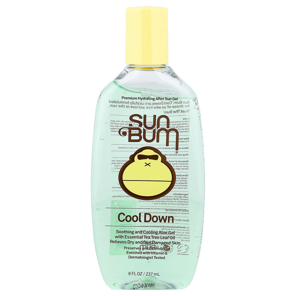 Sun Bum, Cool Down, увлажняющий гель после загара премиального качества, 237 мл (8 жидк. унций)