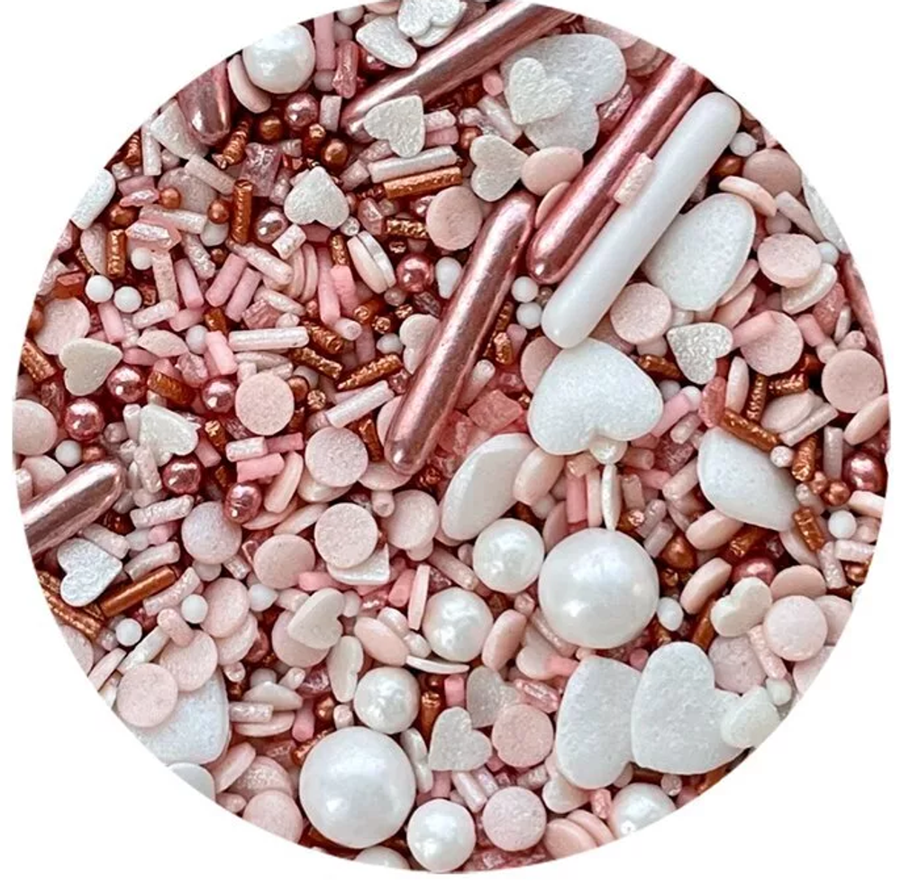 Посыпка MIXIE "Розовое золото", 50г