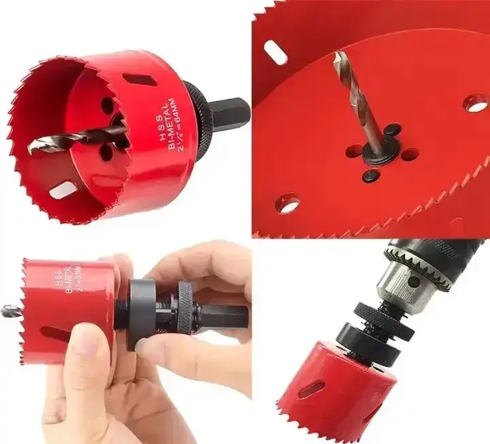 Держатель биметаллических коронок 5/8 от 35мм до 152мм