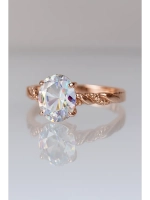 Кольцо серебряное с кварцем