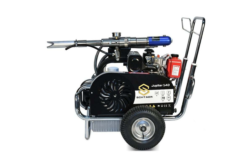 Окрасочный аппарат SCHTAER 12 л, с дизельным двигателем Jupiter 14D