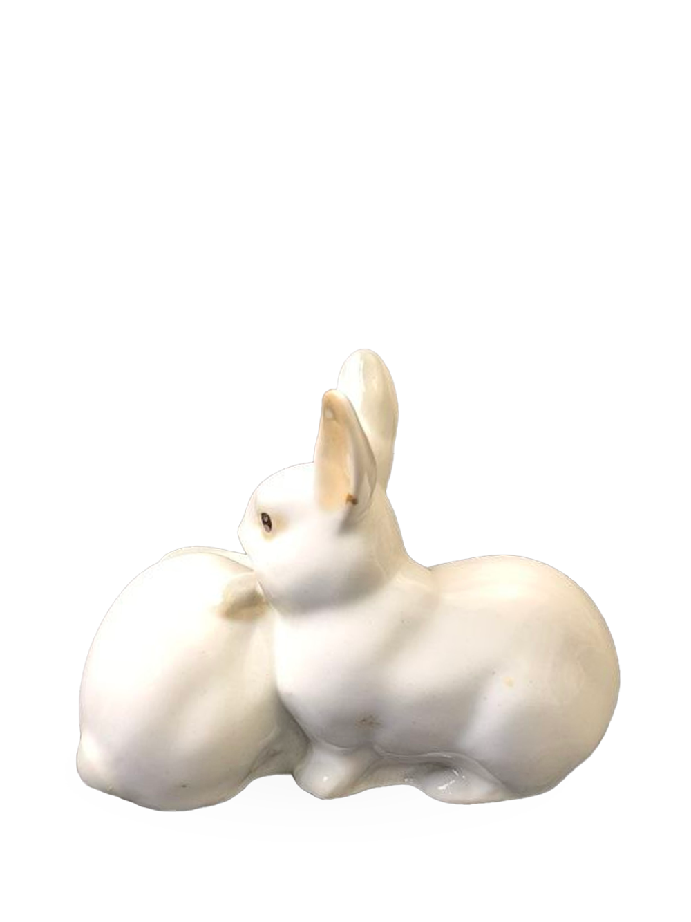 Фарфоровая статуэтка "Зайцы" Артель, СССР, 1960-1980 гг.