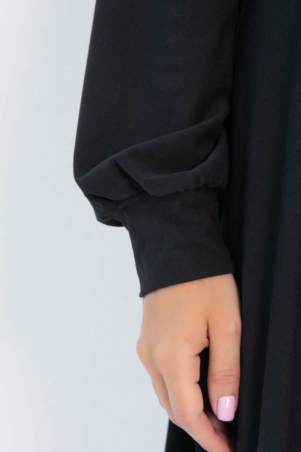 Платье трикотажное Эхо лета (черное) П14366-1М LT Collection