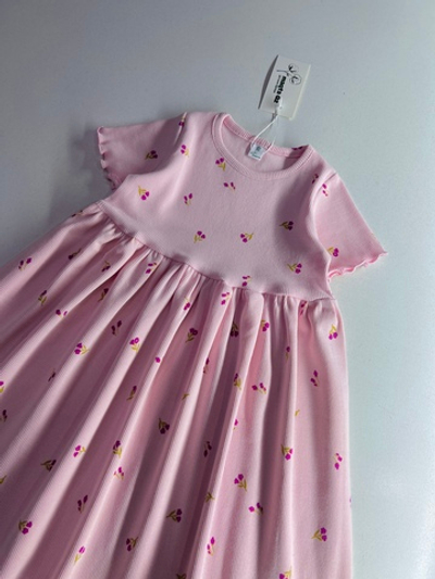 Розовая лилия - платье для девочек 2 400 тг./шт. (оптом - цена за 5 размеров)