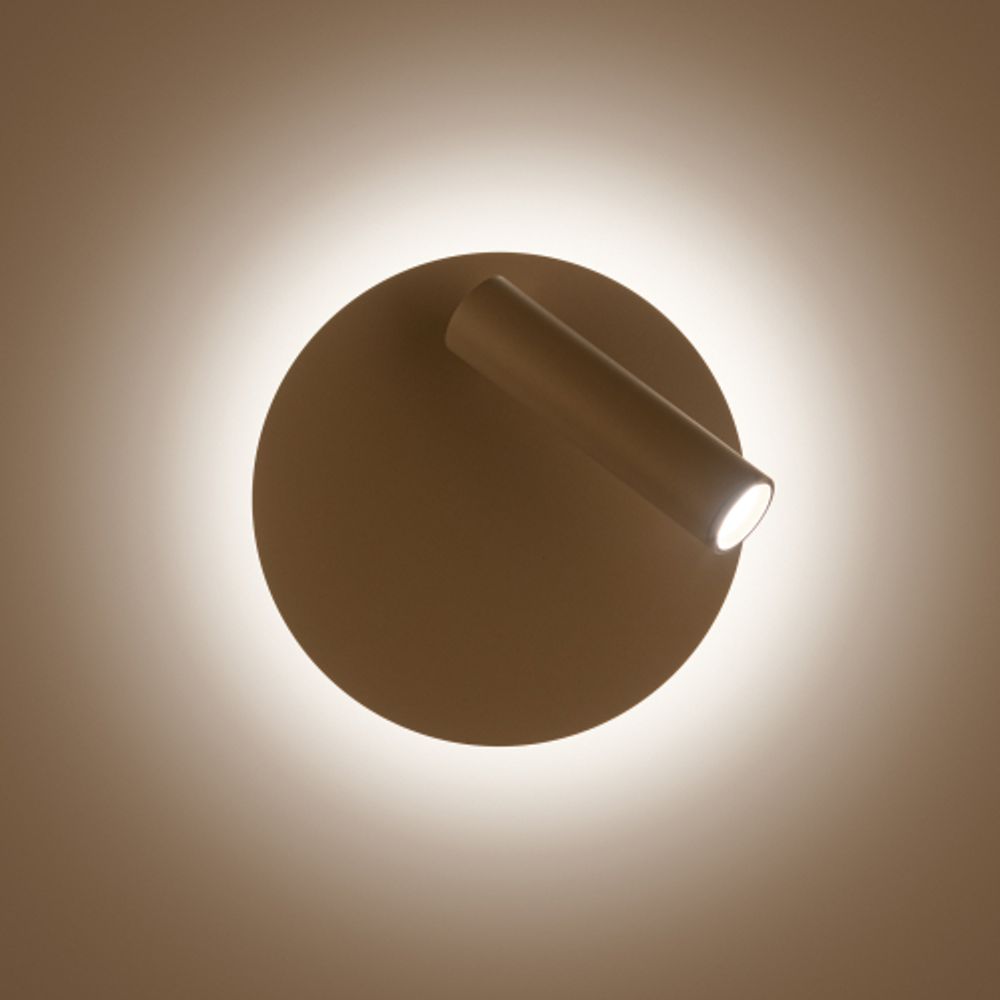 Декоративная подсветка светодиодная ЭРА EDGAR WL55 WH для интерьера COB 5Вт/SMD 7Вт 4000К белый IP20