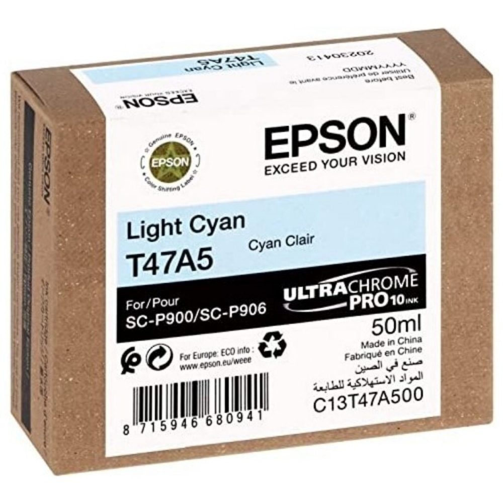 Картридж EPSON T47A (C13T47A500) для SC-P900 светло-голубой