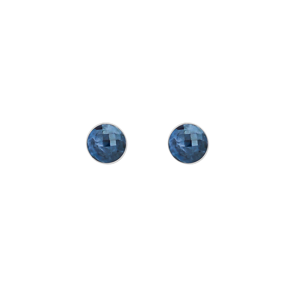 Серьги пусеты Possebon Pearl Sodalite A1184.22 BL/S