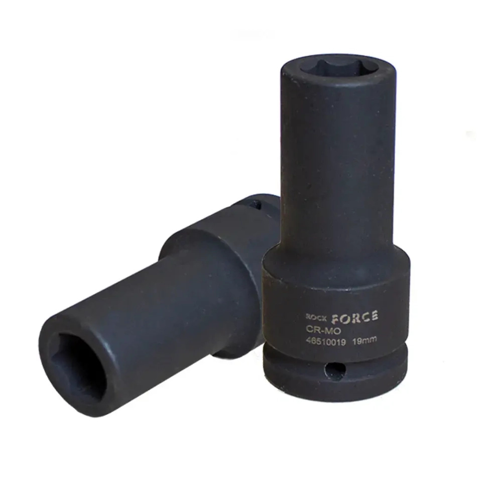 Головка ударная глубокая 19мм 3/4''6гр. RockForce##Rock FORCE RF-46510019