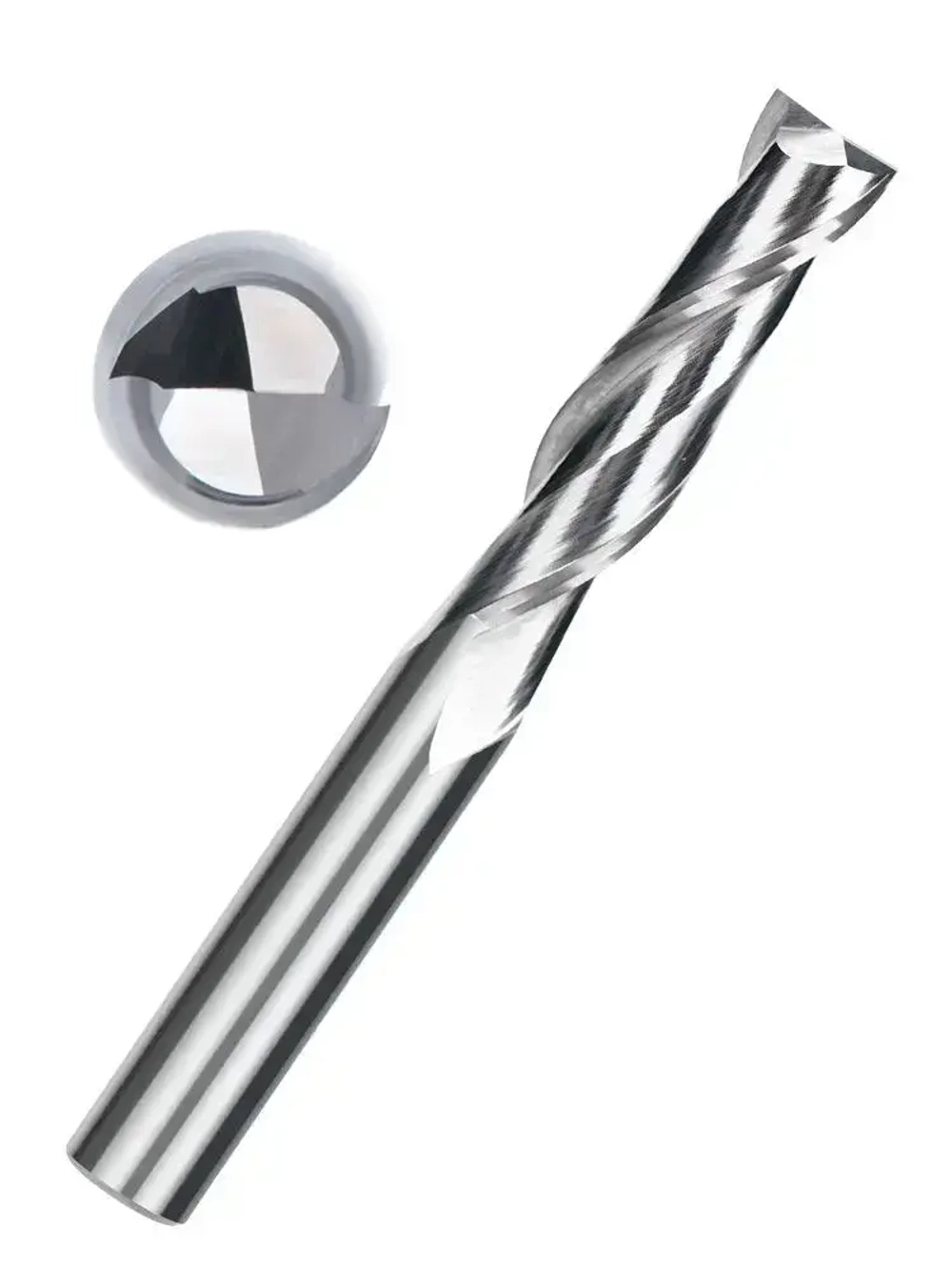 Фреза концевая двухзаходная , 6х25х50 мм