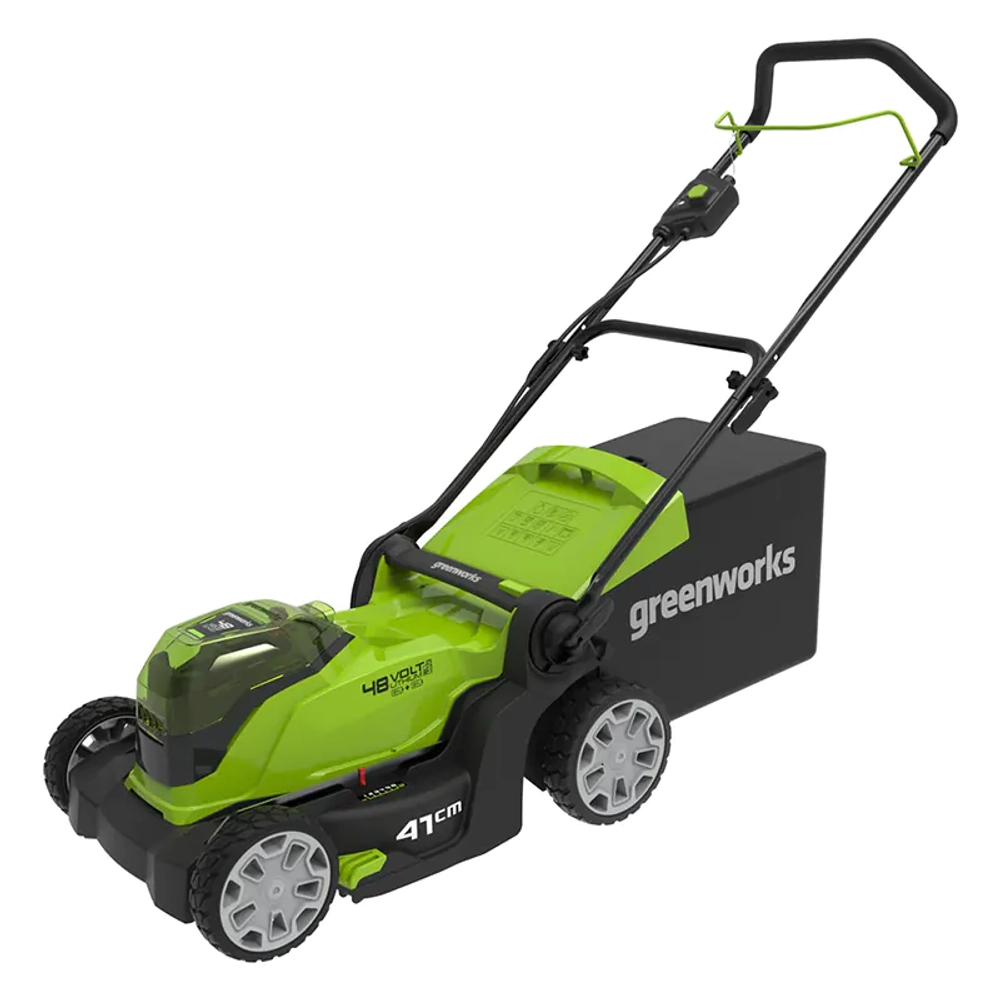 Аккумуляторная газонокосилка Greenworks G24X2LM41 24В (без АКБ и ЗУ) нож 41 см, 2512607