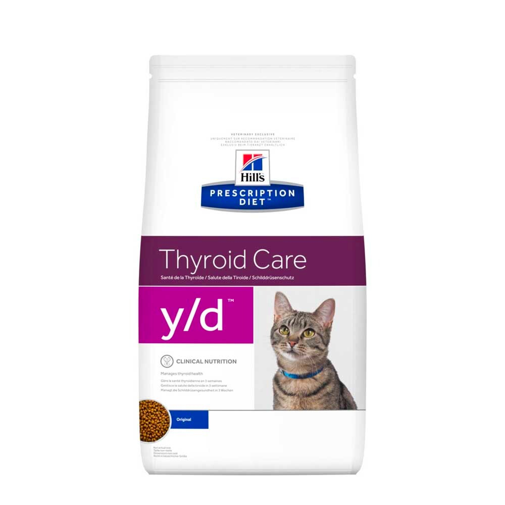Hill's Feline y/d 1,5 кг - диета для кошек для лечения гиперториоза 1680U