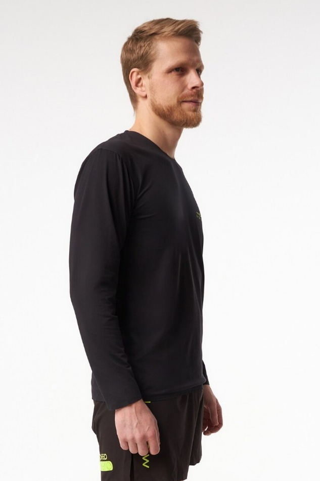 ЛОНГСЛИВ УТЕПЛЕННЫЙ МУЖСКОЙ BASE LAYER TEE LS | BLACK YELLOW