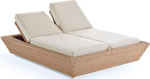 Лежак двойной Zoe, искусственный ротанг