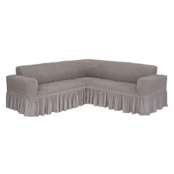 Чехол на угловой диван, цвет Капучино